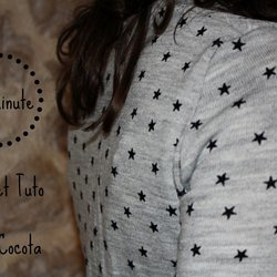 Une heure pour coudre un sarouel , Minuscule Infini. Pull minute, patron et tuto ! , Cocoti Cocota